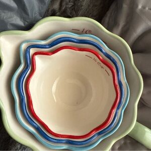 The Pioneer Woman 4pc Colorful Ceramic Measuring Cups
